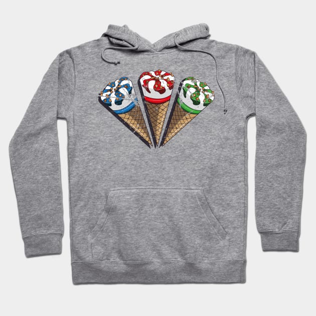 Cornetto Trilogy movie Hoodie by necronder